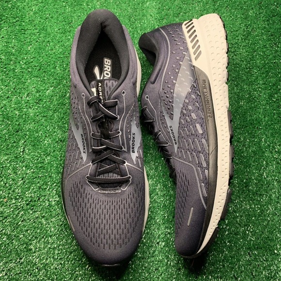 Brooks Adrenaline 21 Men’s Size 12 D Med Gray Black Running Shoes 1103491D093 main image 14